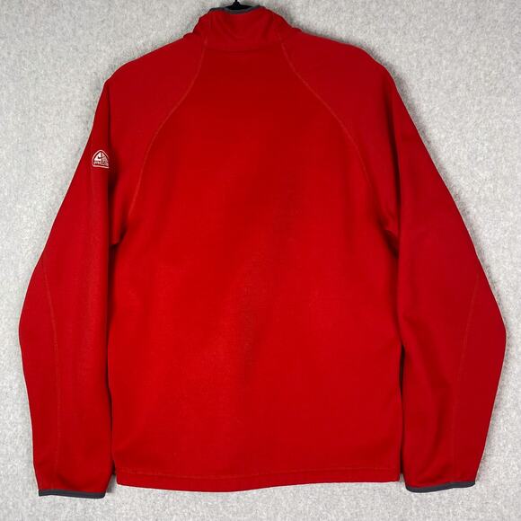 Vintage Nike ACG Mens M Therma Fit Red 1/2 Zip Pullover - Picture 5 of 8